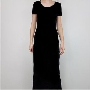 90’S VELVET MAXI DRESS